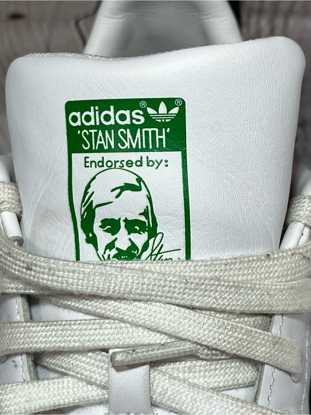 Adidas Stan Smith Athletic Tennis Shoes Mens Size 9.5 White Sneakers - Picture 7 of 10